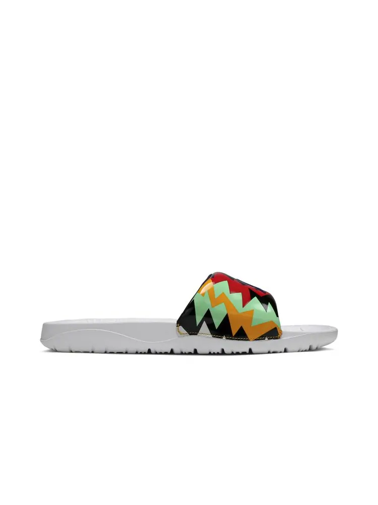 Шлепанцы Jordan Break Slide 'White Multi-Color' — изображение 1 из 8, белый мульти