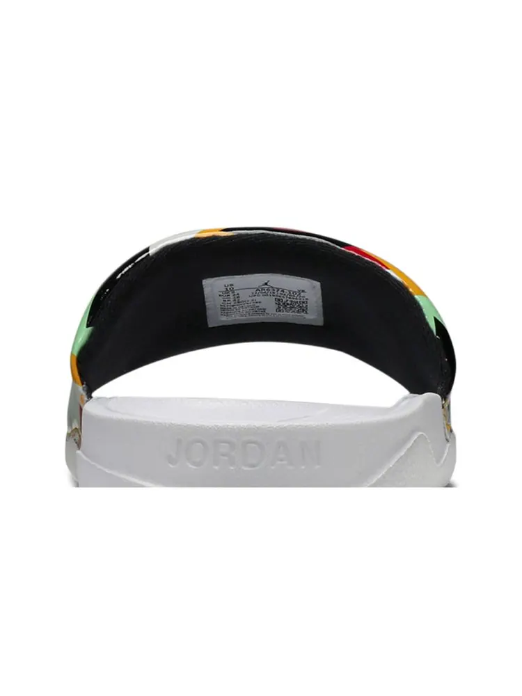 Шлепанцы Jordan Break Slide 'White Multi-Color' — изображение 7 из 8, белый мульти