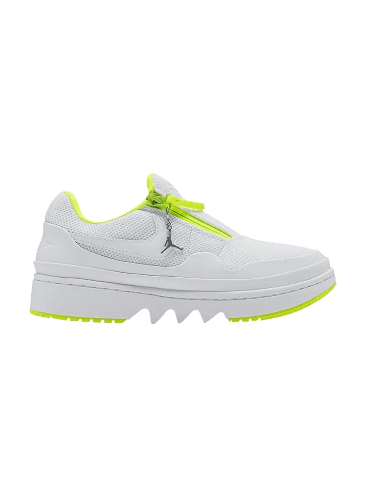 Кроссовки Air Jordan Wmns Air Jordan 1 Jester XX Low 'White Volt' — изображение 1 из 1, белый/белый