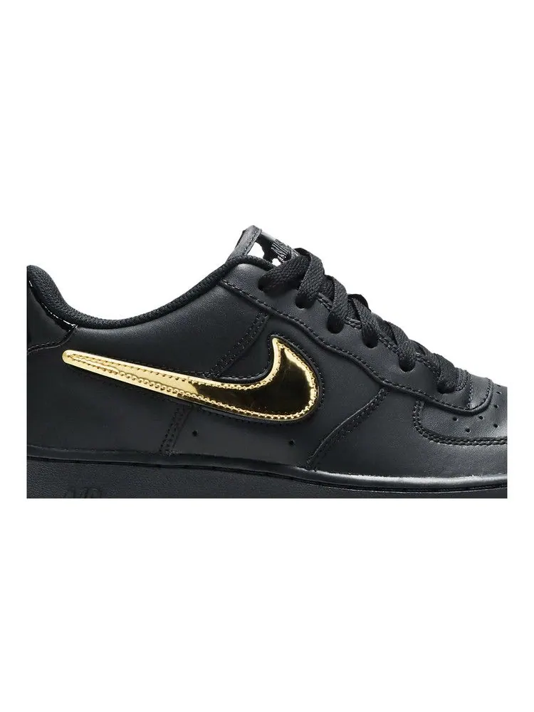 Кроссовки Nike Air Force 1 LV8 3 GS 'Removable Swoosh - Black' — изображение 3 из 9