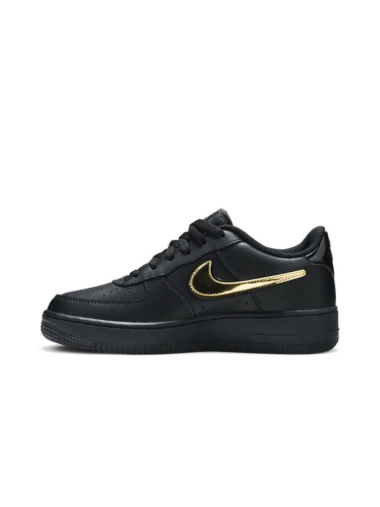 Кроссовки Nike Air Force 1 LV8 3 GS 'Removable Swoosh - Black' — изображение 4 из 9