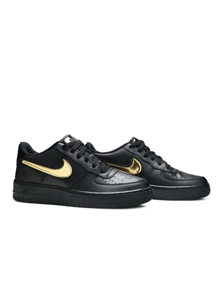 Кроссовки Nike Air Force 1 LV8 3 GS 'Removable Swoosh - Black' — изображение 9 из 9