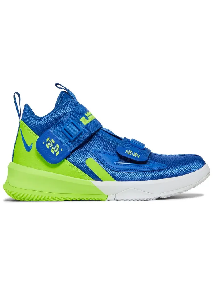 Кроссовки Nike LeBron Soldier 13 GS 'Game Royal Volt' — изображение 1 из 8, синий
