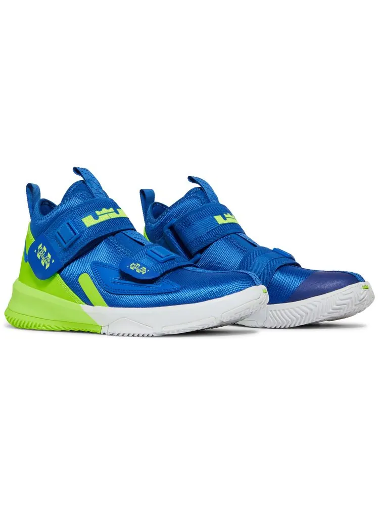 Кроссовки Nike LeBron Soldier 13 GS 'Game Royal Volt' — изображение 8 из 8, синий