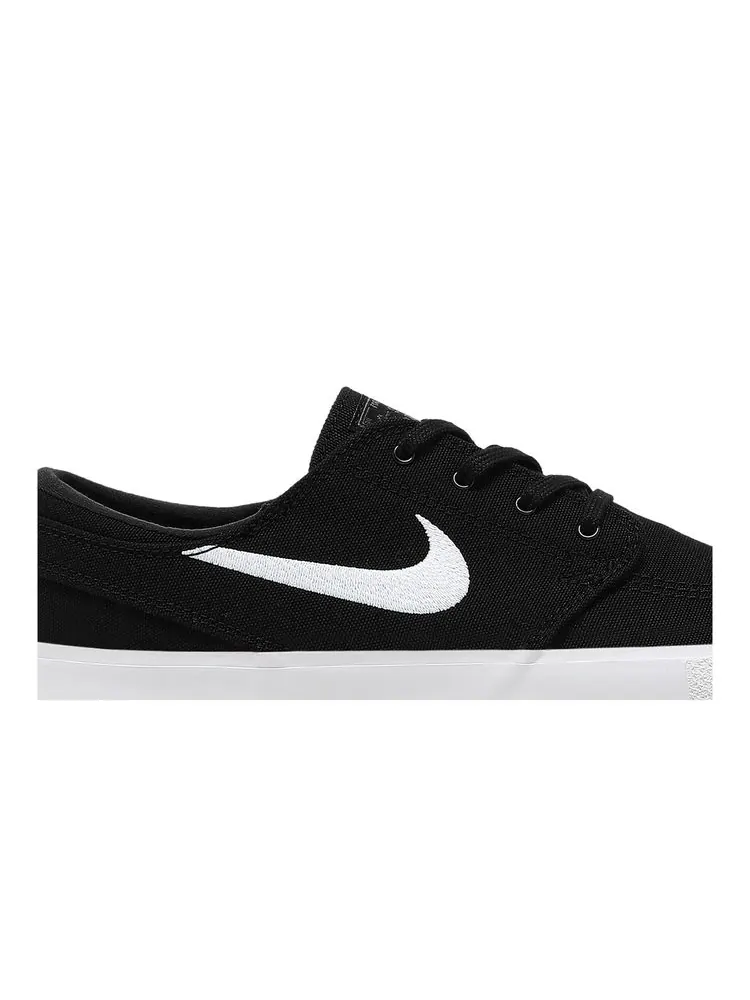 Кроссовки Zoom Stefan Janoski Canvas RM SB 'Black White' — изображение 2 из 8, белый