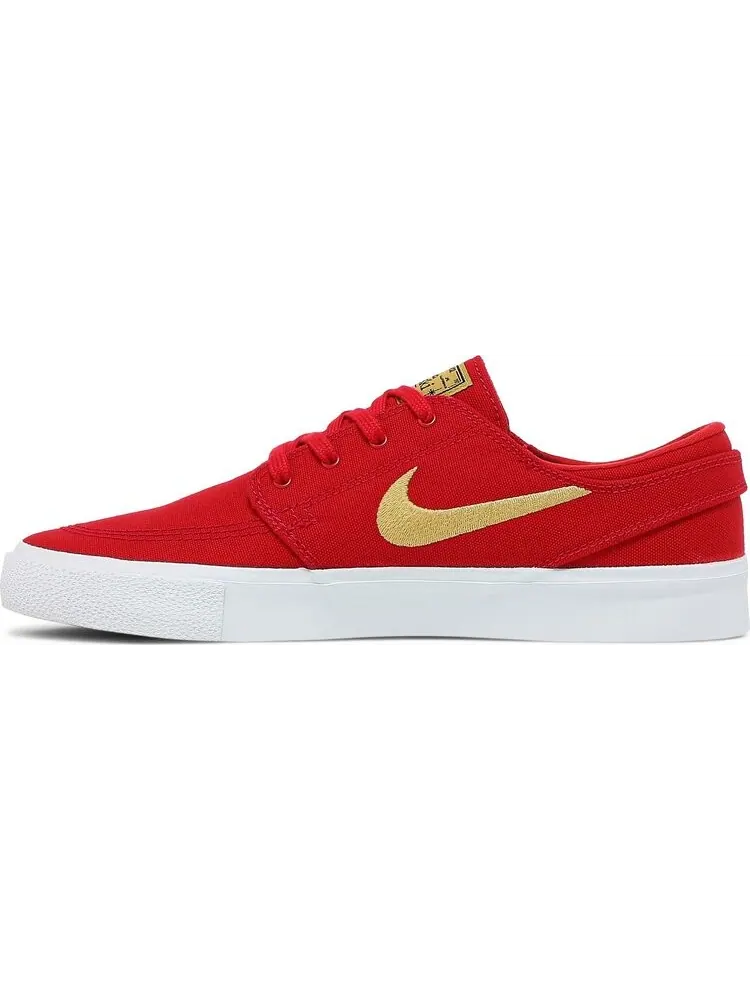 Кроссовки Nike Zoom Stefan Janoski Canvas RM SB 'University Red Club Gold' — изображение 3 из 8, красный