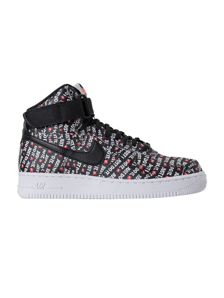 Кроссовки Nike Air Force 1 High 'Just Do It' — изображение 1 из 1, черный
