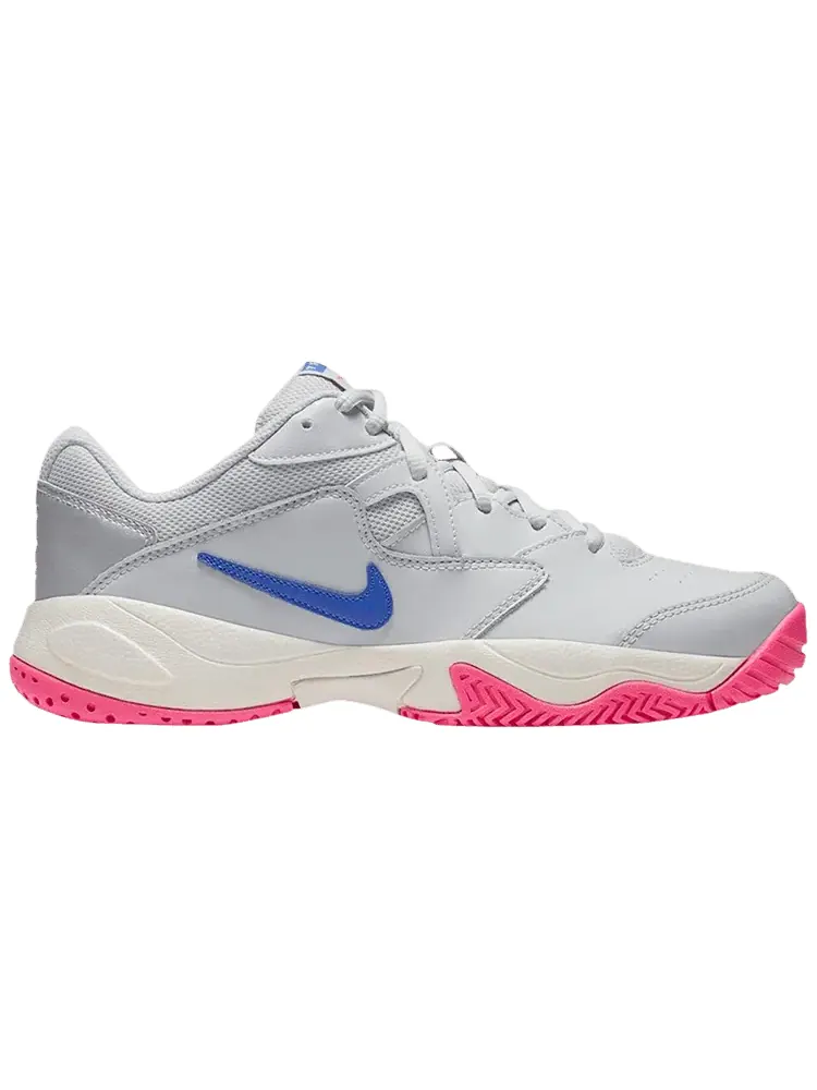 Кроссовки Nike Wmns Court Lite 2 'Pure Platinum Race Blue' — изображение 1 из 1, серый
