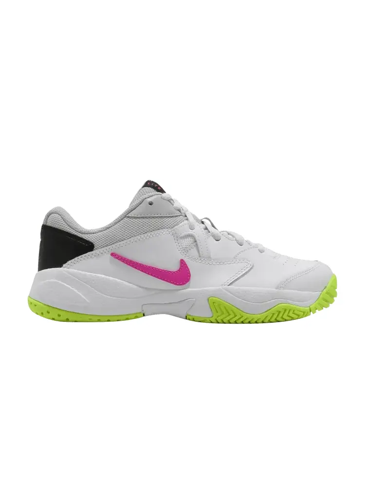 Кроссовки Nike Wmns Court Lite 2 'White Hot Lime' — изображение 1 из 1, белый//серый