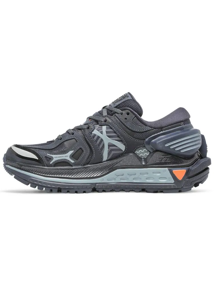 Кроссовки Li-Ning Sun Chaser 'Grey Black' — изображение 3 из 4, серый черный