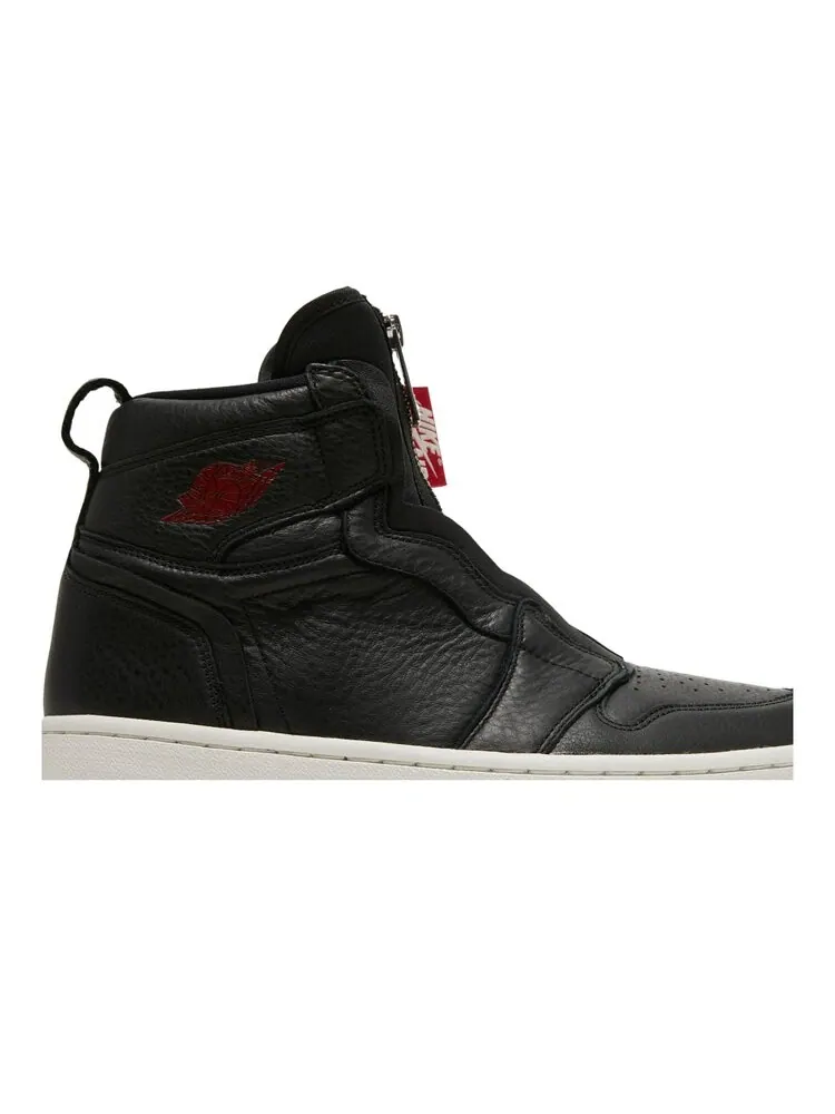 Кроссовки Air Jordan Wmns Air Jordan 1 Retro High Zip 'Black' — изображение 2 из 4, черный