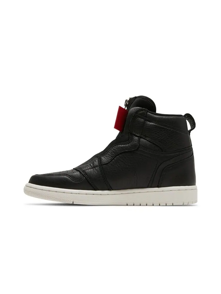 Кроссовки Air Jordan Wmns Air Jordan 1 Retro High Zip 'Black' — изображение 3 из 4, черный