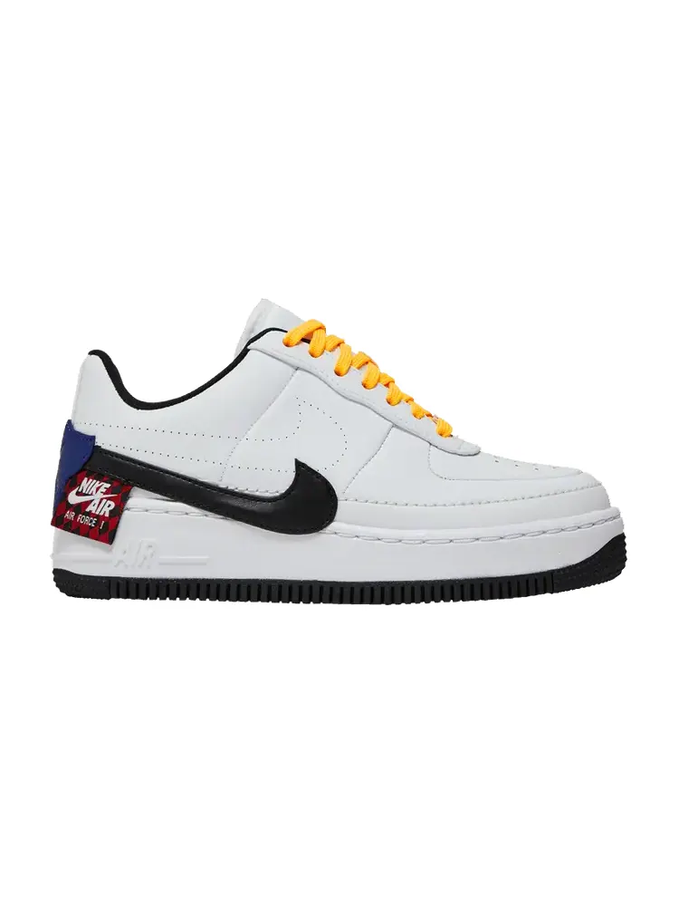 Кроссовки Nike Wmns Air Force 1 Jester XX SE 'White Laser Orange' — изображение 1 из 9, белый/черный/оранжевый