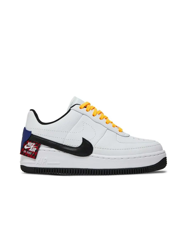 Кроссовки Nike Wmns Air Force 1 Jester XX SE 'White Laser Orange' — изображение 2 из 9, белый/черный/оранжевый