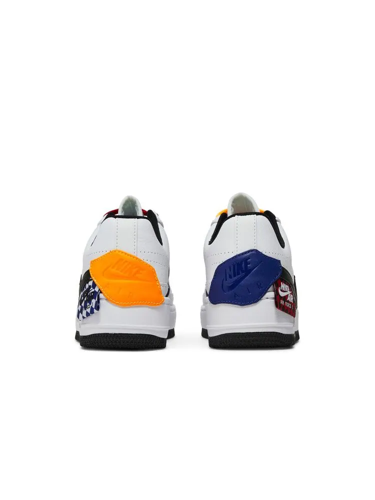 Кроссовки Nike Wmns Air Force 1 Jester XX SE 'White Laser Orange' — изображение 7 из 9, белый/черный/оранжевый