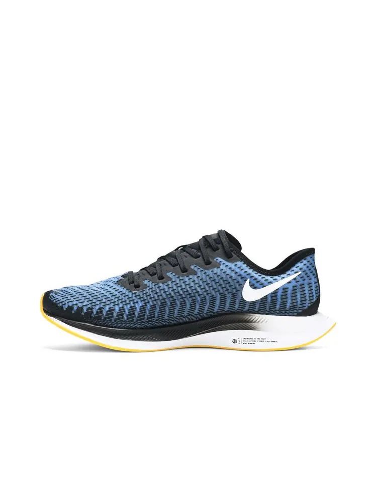 Кроссовки Zoom Pegasus Turbo 2 'Black University Blue' — изображение 3 из 8, черный синий
