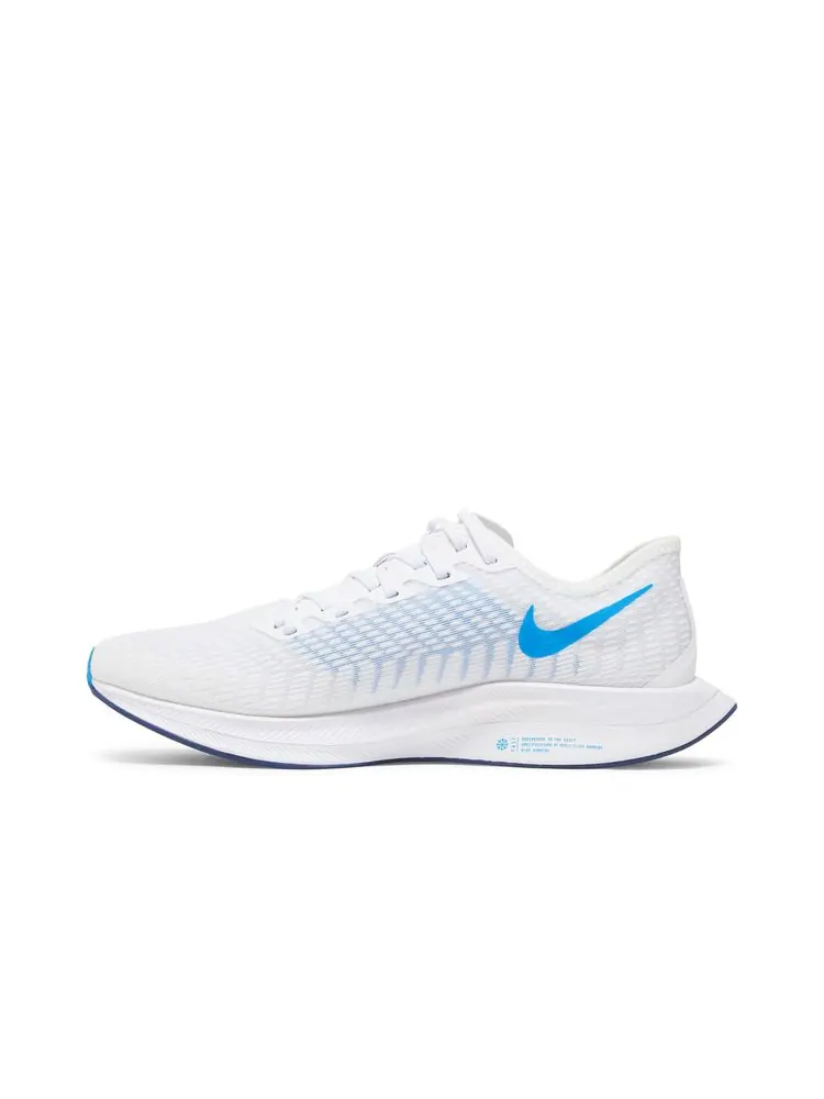 Кроссовки Zoom Pegasus Turbo 2 'White Photo Blue' — изображение 3 из 8, белый синий