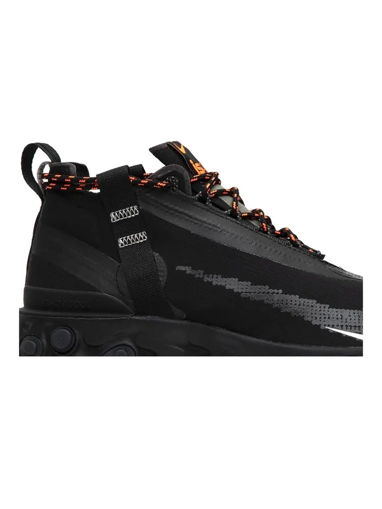 Кроссовки Nike React Runner Mid WR ISPA 'Black' — изображение 2 из 4, черный