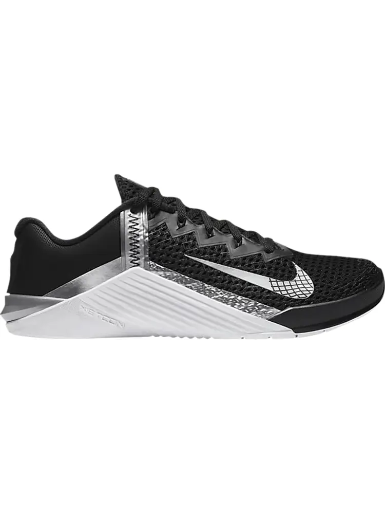 Кроссовки Nike Wmns Metcon 6 'Black Metallic Silver' — изображение 1 из 1, черный