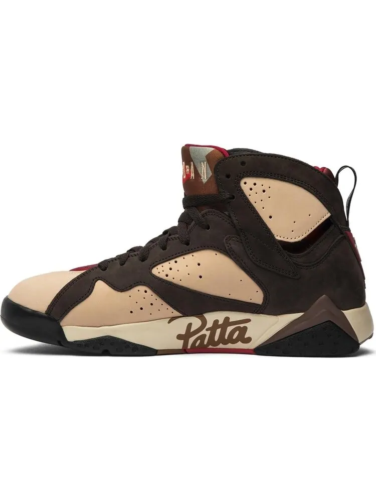 Кроссовки Patta x Air Jordan 7 Retro OG SP Shimmer — изображение 3 из 8, коричневый
