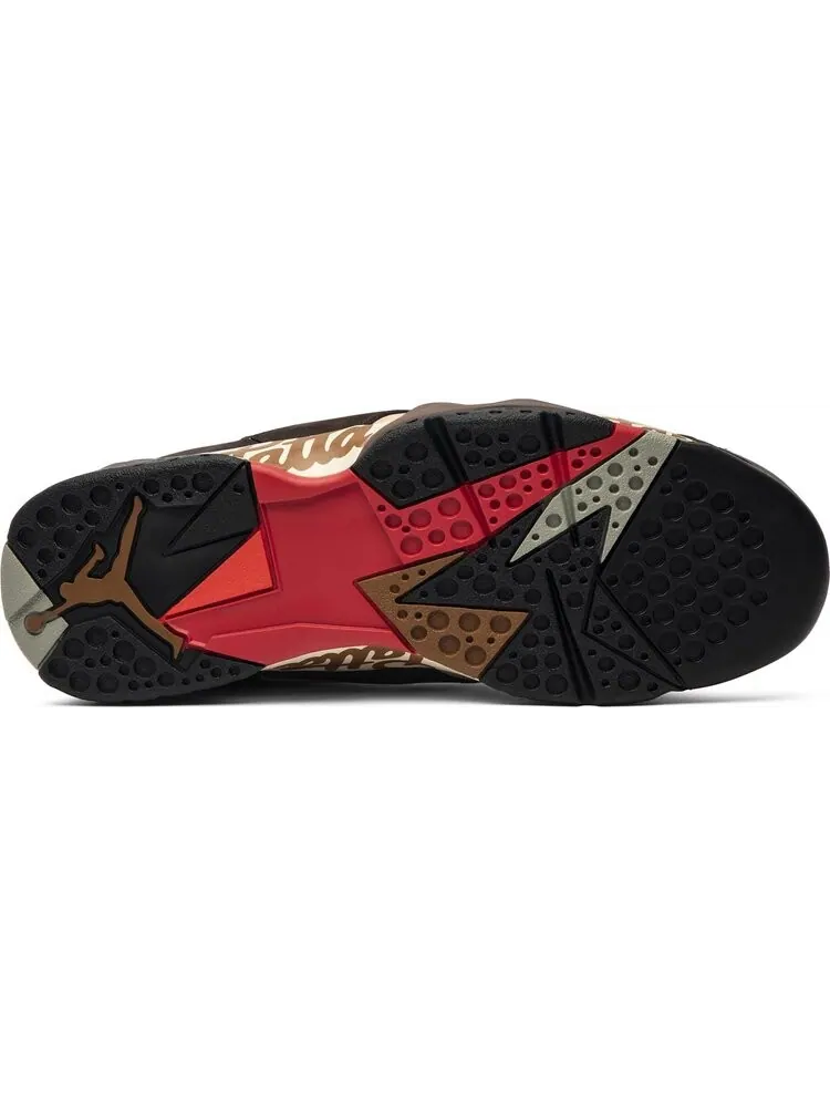 Кроссовки Patta x Air Jordan 7 Retro OG SP Shimmer — изображение 4 из 8, коричневый