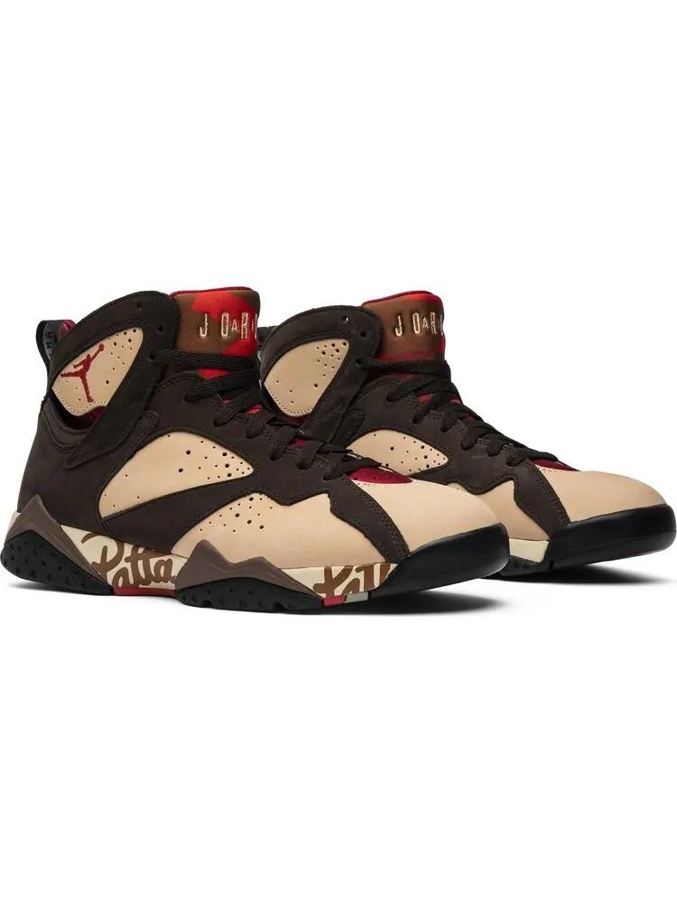Кроссовки Patta x Air Jordan 7 Retro OG SP Shimmer — изображение 8 из 8, коричневый