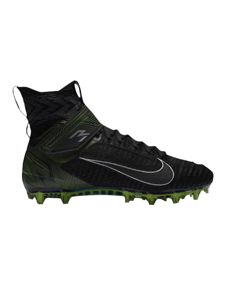 Кроссовки Russell Wilson x Alpha Menace Elite 2 'Black Green' — изображение 1 из 1, черный зеленый