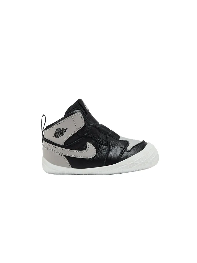 Кроссовки Air Jordan Air Jordan 1 Crib Bootie 'Shadow' 2018 — изображение 1 из 9, черный/серый/белый