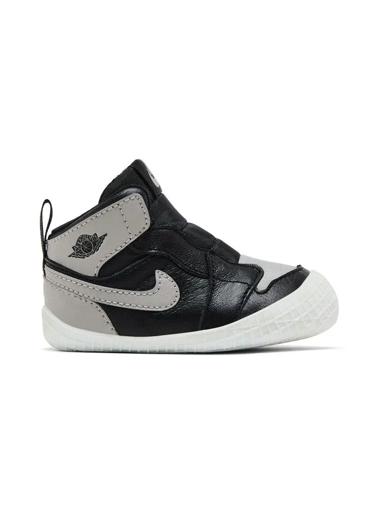 Кроссовки Air Jordan Air Jordan 1 Crib Bootie 'Shadow' 2018 — изображение 2 из 9, черный/серый/белый