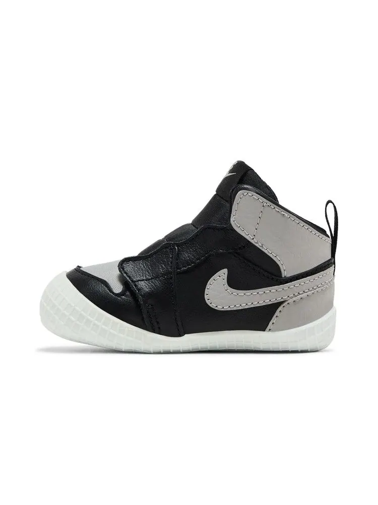 Кроссовки Air Jordan Air Jordan 1 Crib Bootie 'Shadow' 2018 — изображение 4 из 9, черный/серый/белый