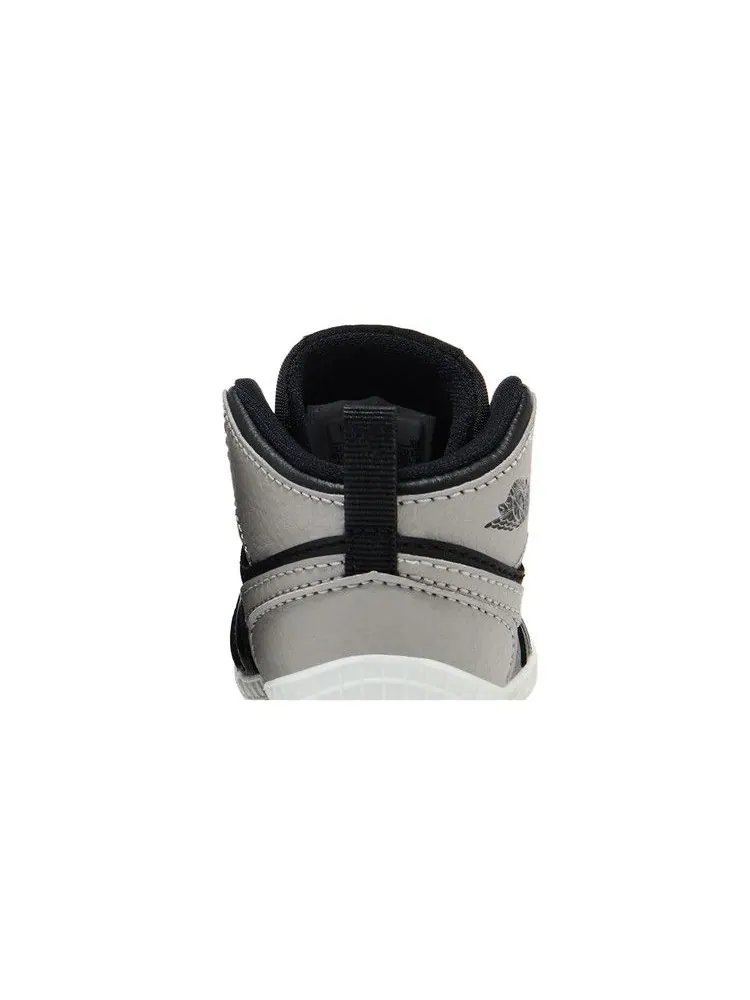Кроссовки Air Jordan Air Jordan 1 Crib Bootie 'Shadow' 2018 — изображение 8 из 9, черный/серый/белый
