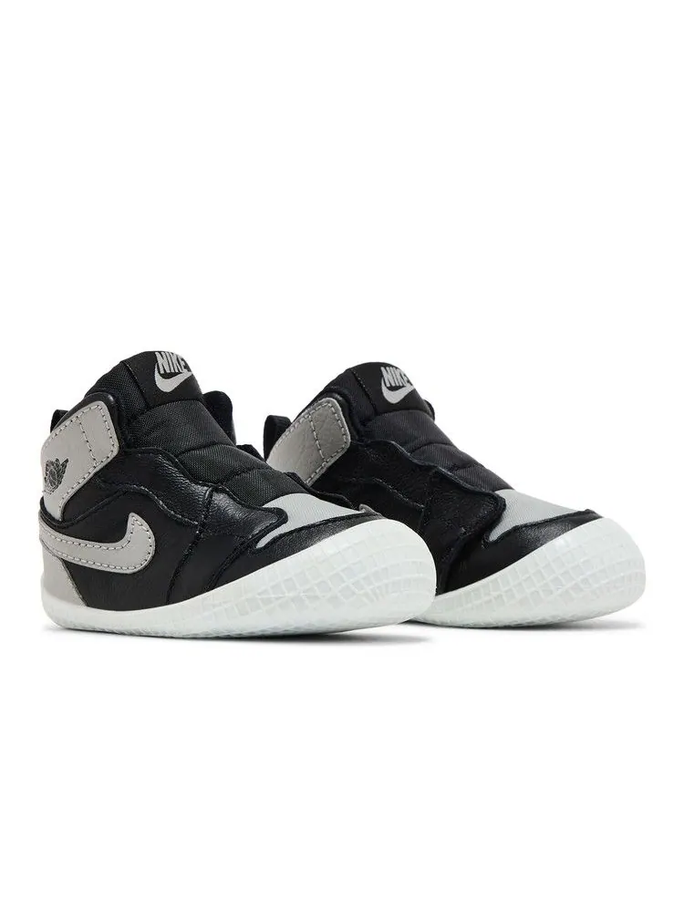 Кроссовки Air Jordan Air Jordan 1 Crib Bootie 'Shadow' 2018 — изображение 9 из 9, черный/серый/белый
