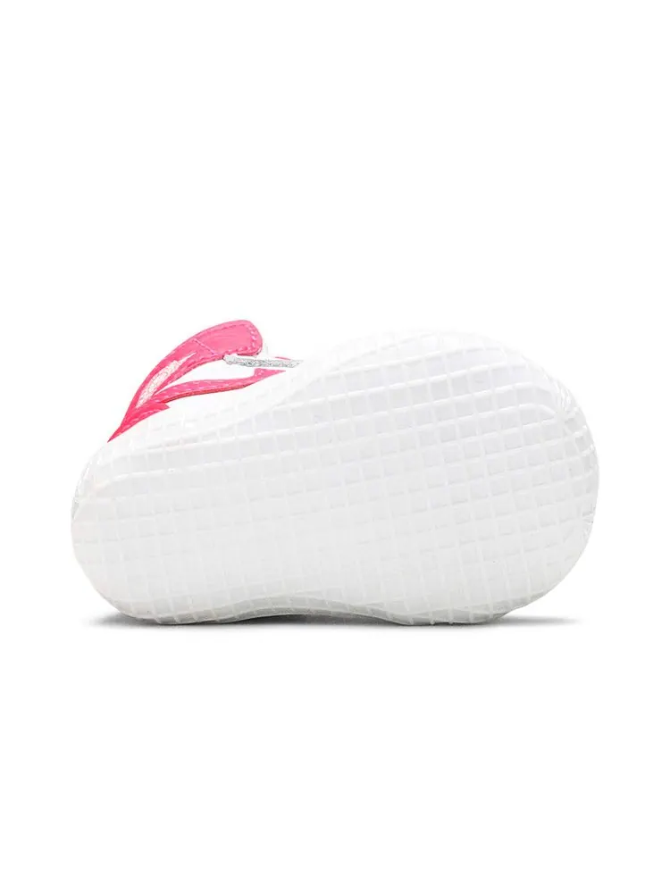 Кроссовки Air Jordan Air Jordan 1 Crib Bootie 'Racer Pink' — изображение 5 из 9, белый/розовый