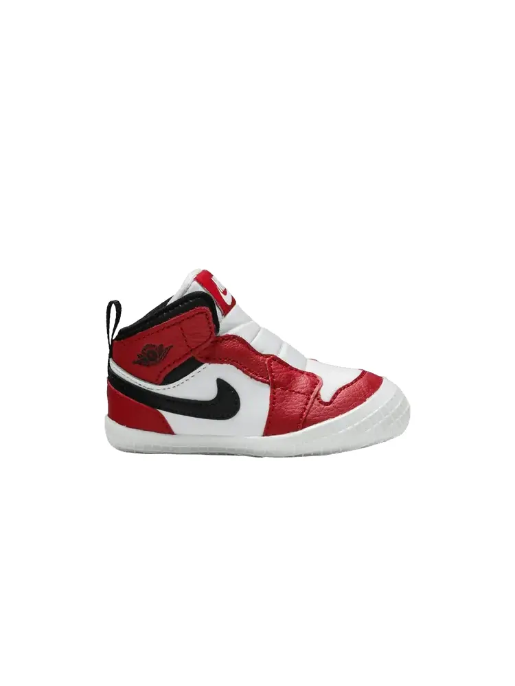 Кроссовки Air Jordan Air Jordan 1 Bootie TD 'White Varsity Red' — изображение 1 из 9, белый/черный/красный