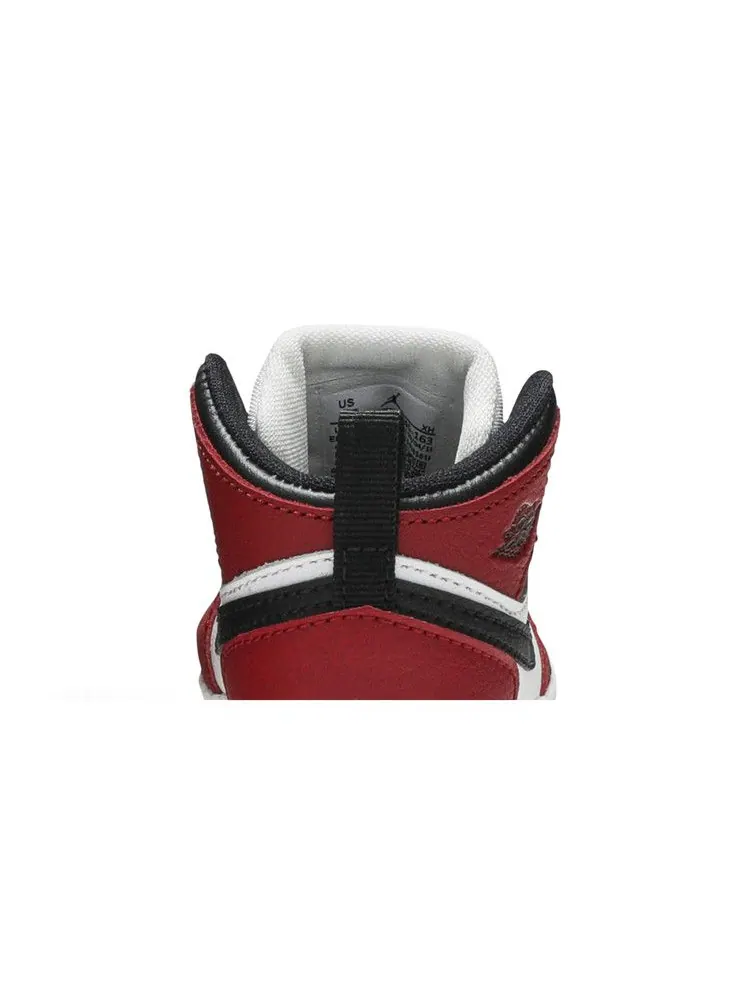 Кроссовки Air Jordan Air Jordan 1 Bootie TD 'White Varsity Red' — изображение 8 из 9, белый/черный/красный
