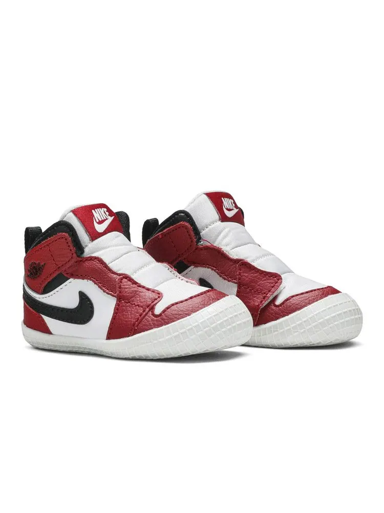 Кроссовки Air Jordan Air Jordan 1 Bootie TD 'White Varsity Red' — изображение 9 из 9, белый/черный/красный