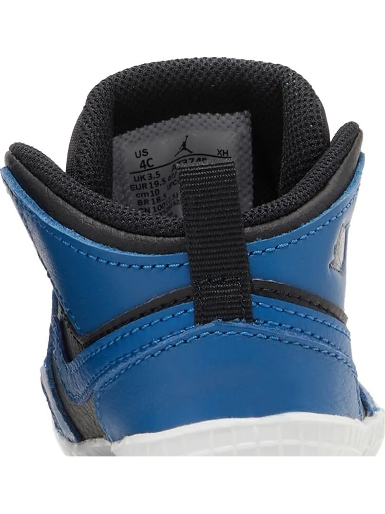 Кроссовки Air Jordan 1 Crib Bootie Dark Marina Blue — изображение 7 из 8, синий
