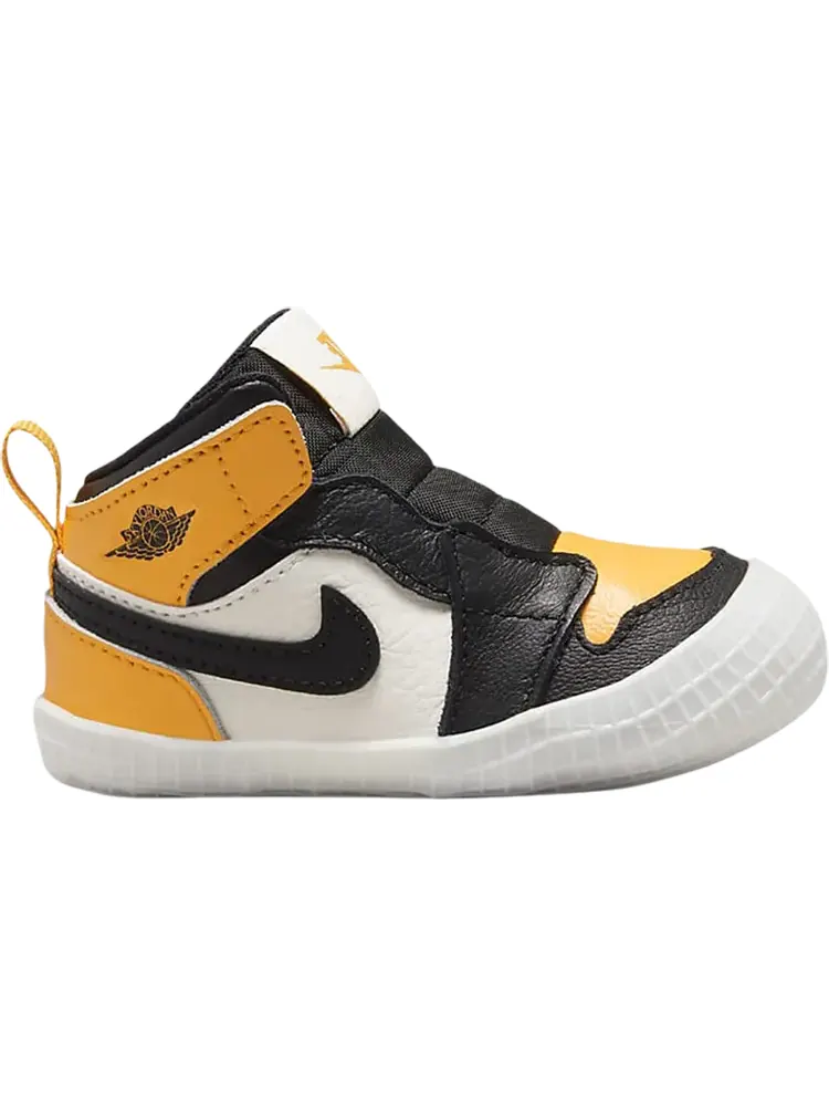 Кроссовки Air Jordan 1 Crib Bootie Yellow Toe — изображение 1 из 1, желтый