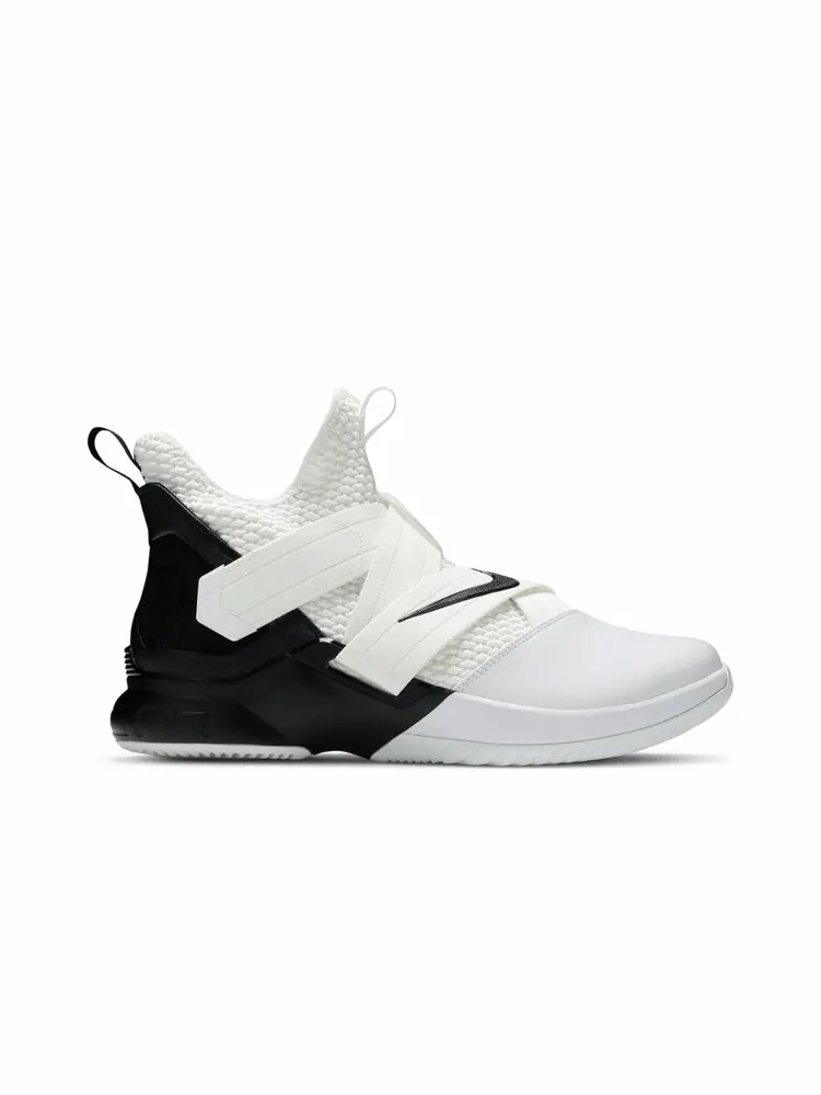 Кроссовки Nike LeBron Soldier 12 TB 'White Black' — изображение 1 из 4, белый