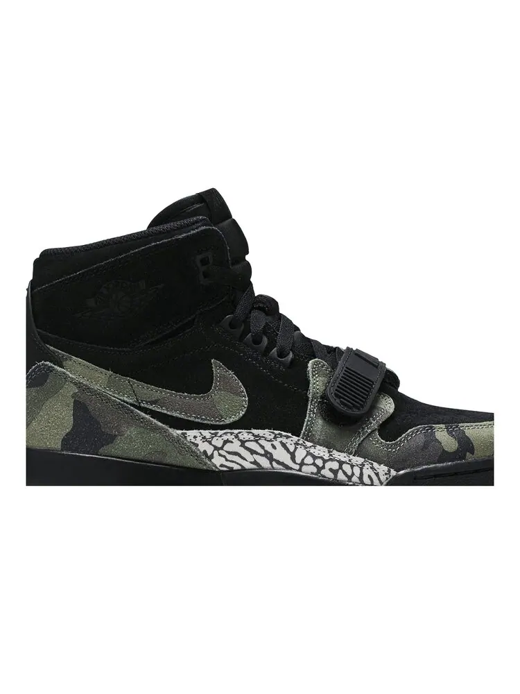 Кроссовки Air Jordan Jordan Legacy 312 GS 'Black Camo Green' — изображение 2 из 4, черный