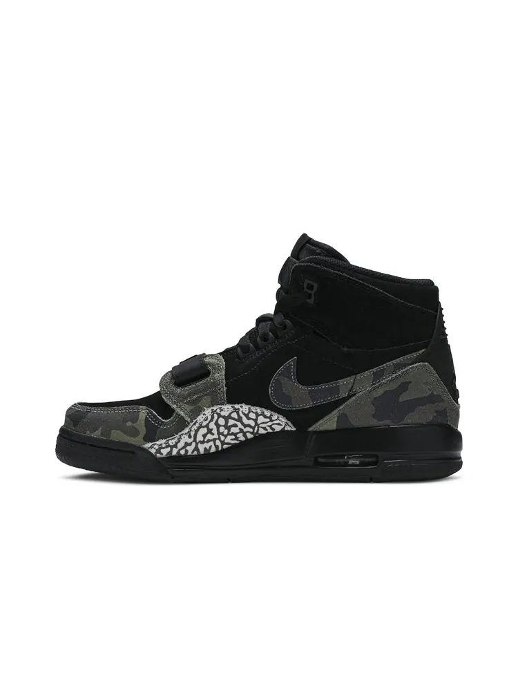 Кроссовки Air Jordan Jordan Legacy 312 GS 'Black Camo Green' — изображение 3 из 4, черный