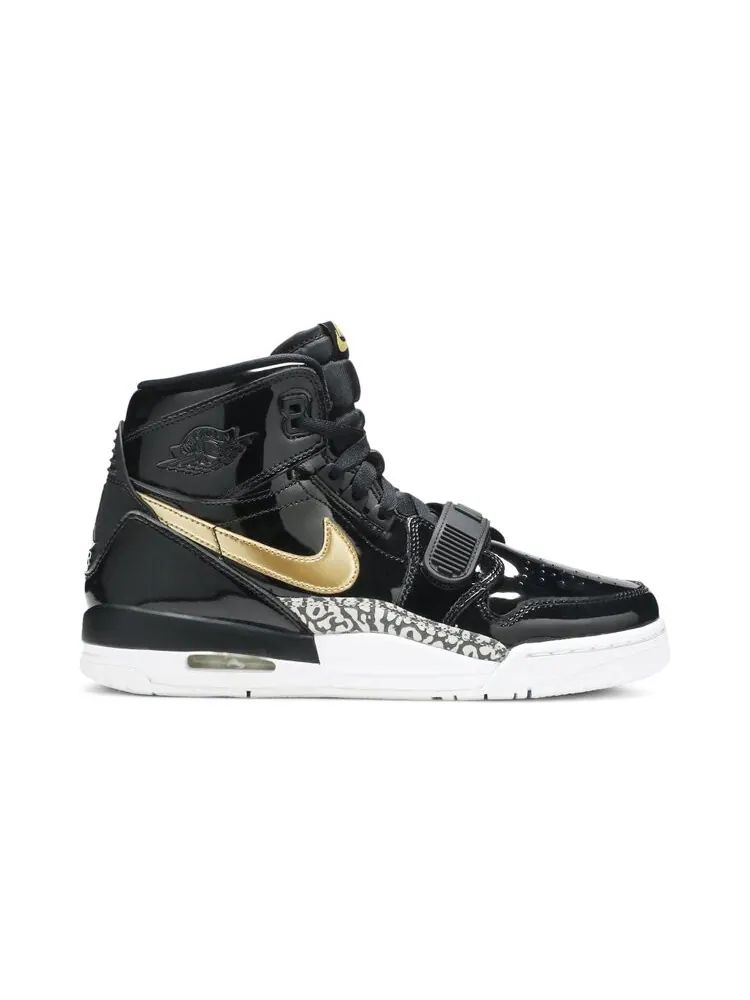 Кроссовки Air Jordan Jordan Legacy 312 GS 'Black Metallic Gold' — изображение 1 из 4, черный