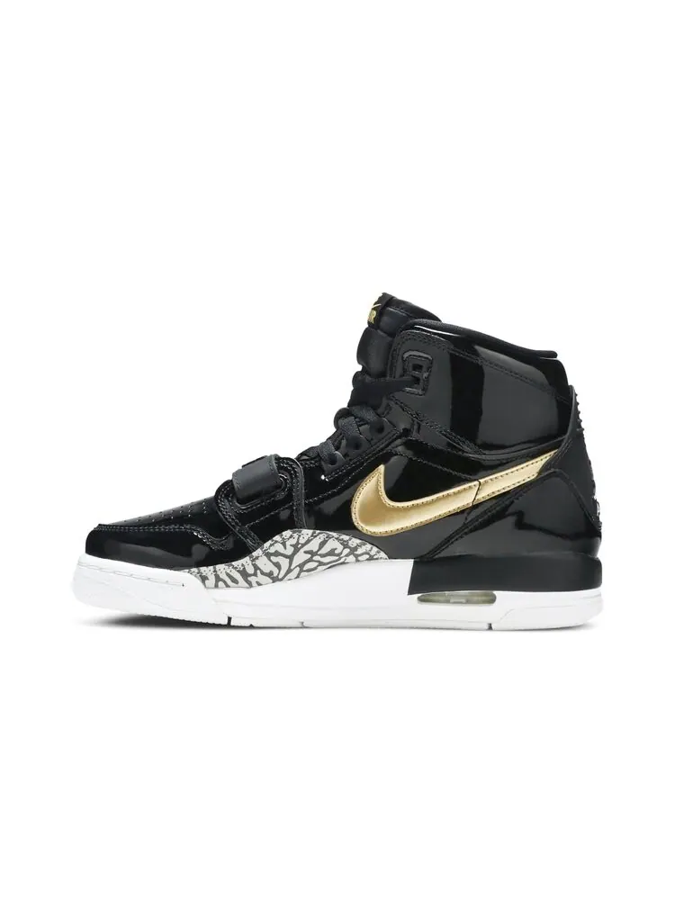 Кроссовки Air Jordan Jordan Legacy 312 GS 'Black Metallic Gold' — изображение 3 из 4, черный