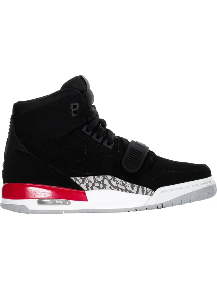 Кроссовки Jordan Legacy 312 GS Black Fire Red — изображение 1 из 1, черный