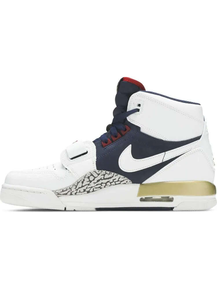Кроссовки Jordan Legacy 312 GS Olympic — изображение 3 из 8, белый