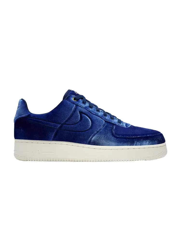 Кроссовки Nike Air Force 1 Low '07 Premium 'Blue Velour' — изображение 1 из 1, синий