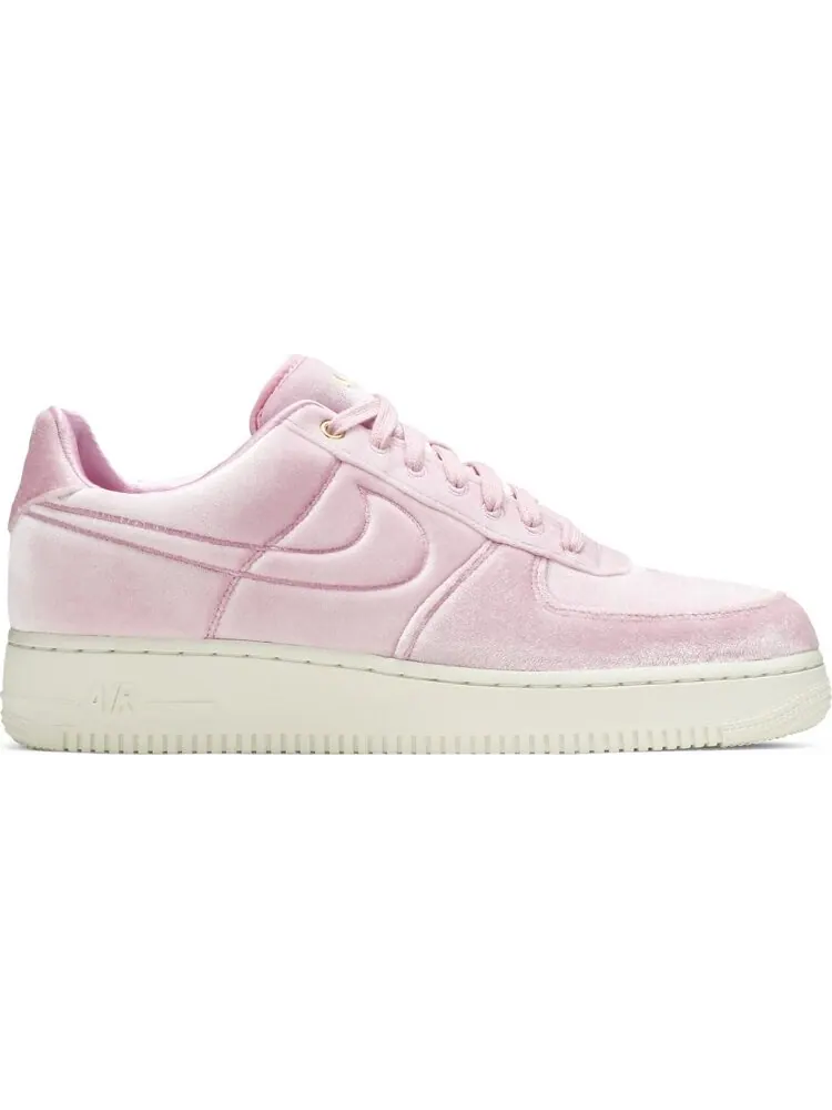 Кроссовки Nike Air Force 1 Low '07 Premium 'Pink Velour' — изображение 1 из 8, розовый