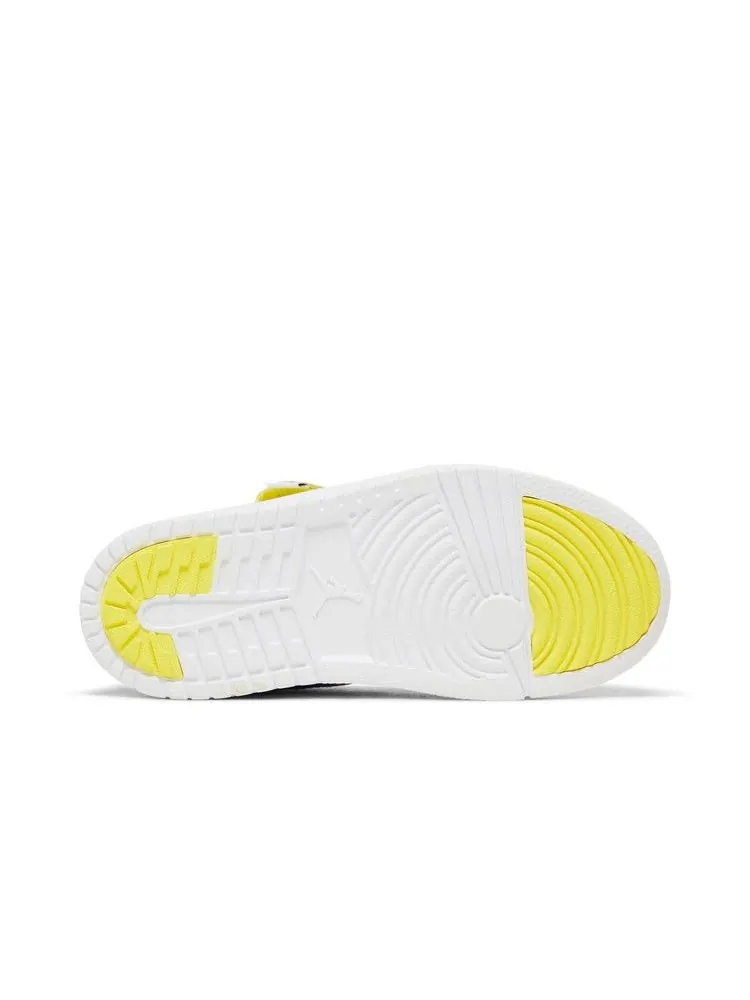 Кроссовки Air Jordan Jordan 1 Mid ALT PS 'Dynamic Yellow' — изображение 5 из 9, желтый/черный/белый