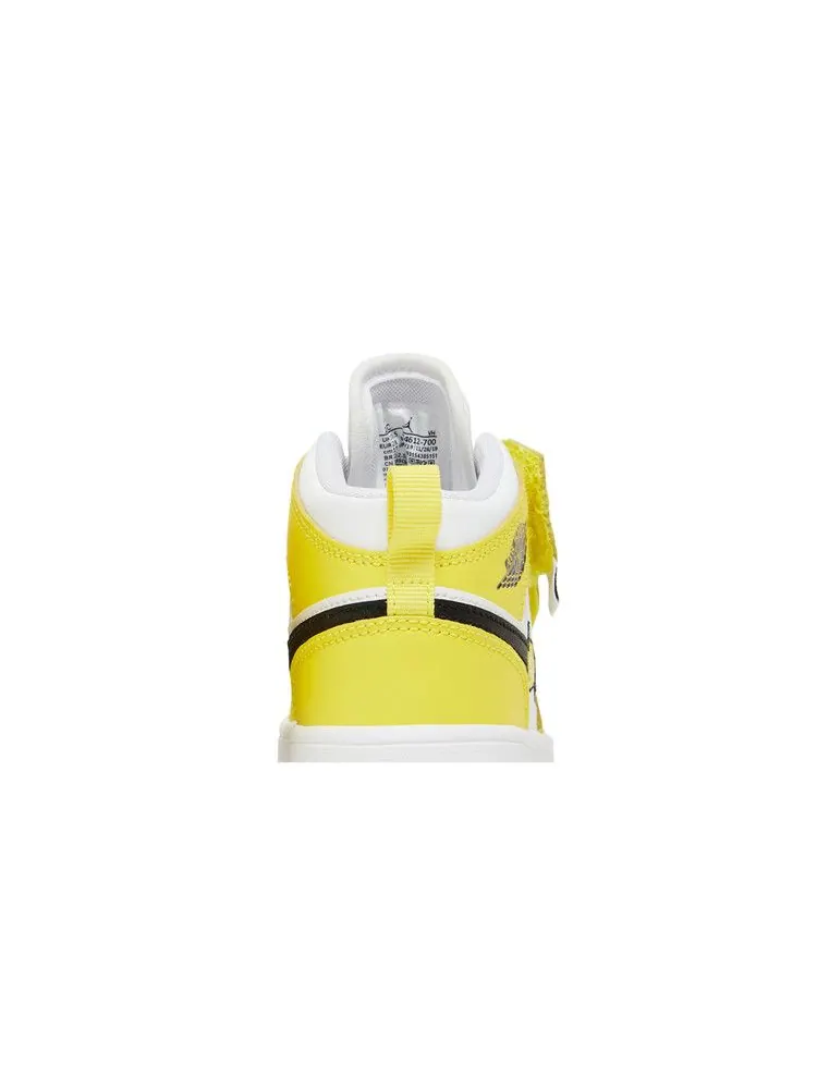 Кроссовки Air Jordan Jordan 1 Mid ALT PS 'Dynamic Yellow' — изображение 8 из 9, желтый/черный/белый