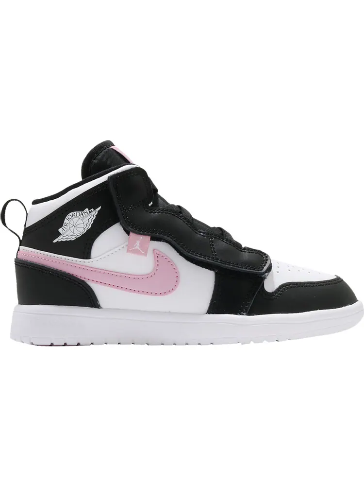 Кроссовки Air Jordan 1 Mid ALT PS 'White Light Arctic Pink' — изображение 1 из 1, белый